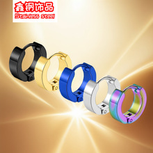 不锈钢耳扣耳环 跨境热卖韩版潮流钛钢个性小众气质耳夹 饰品批发