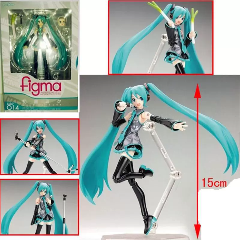 Figma 014# Hatsune виртуальная певица Cong Niang MIKU шарнир движущаяся фигура модель украшение