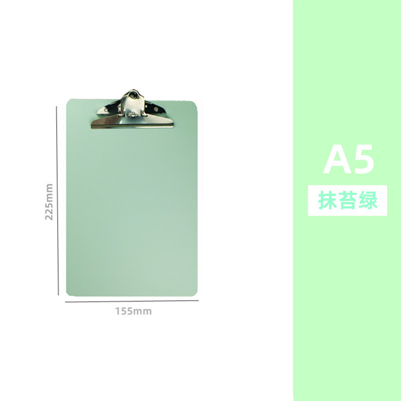 나비 클립 A5 수직/이끼 녹색
