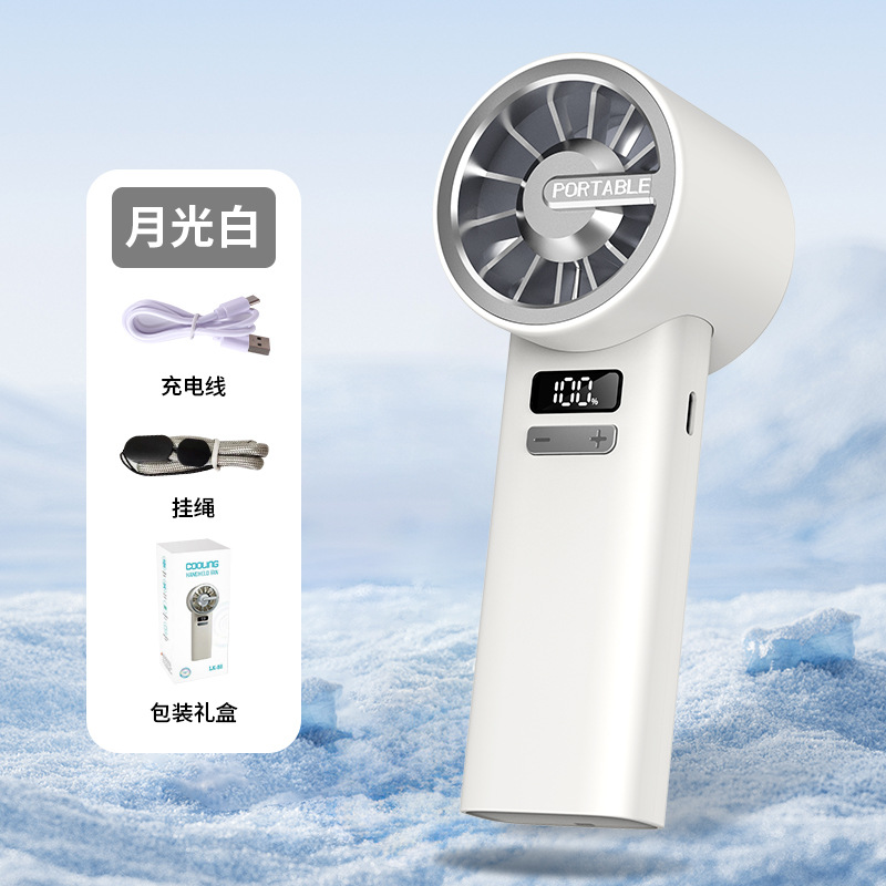 Nuevo ventilador portátil USB transfronterizo 100 velocidades de refrigeración sin polos ventilador portátil pequeño ventilador turbo ventilador de alta velocidad