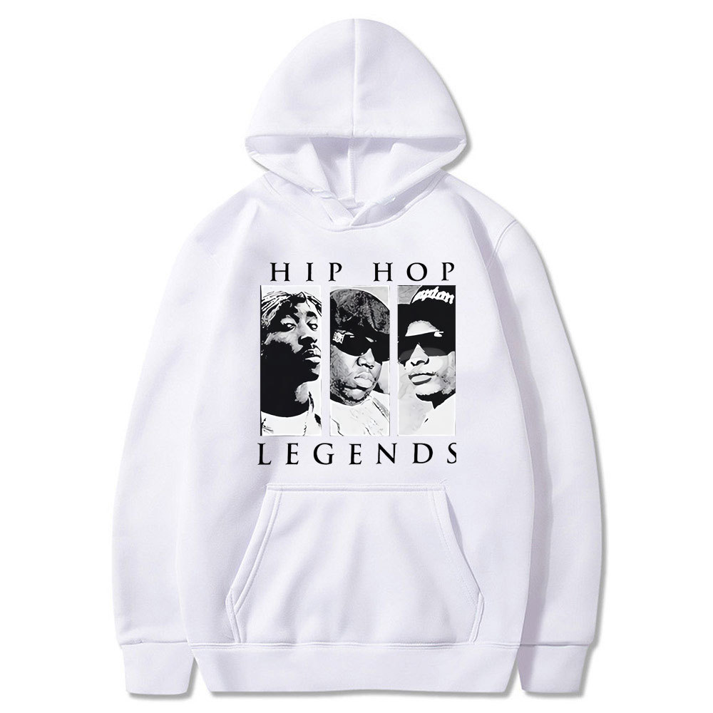 Hip Hop Legend Tupac 2Pac Hoodies Printing Cotton Men Hoodie