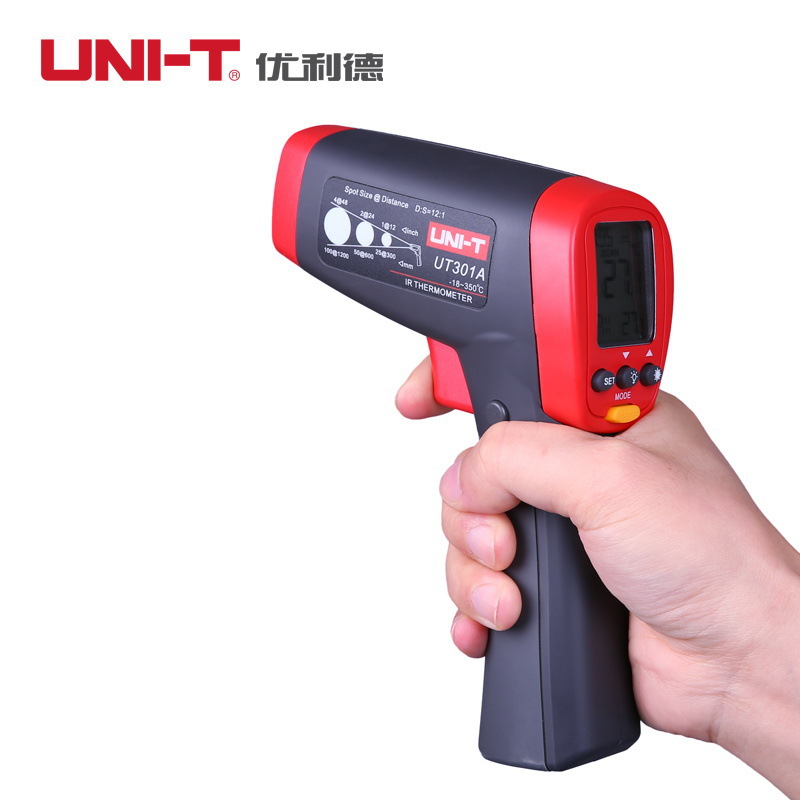 优利德UT301C/A红外测温仪空调风口厨房烘焙油温非接触电子测温枪