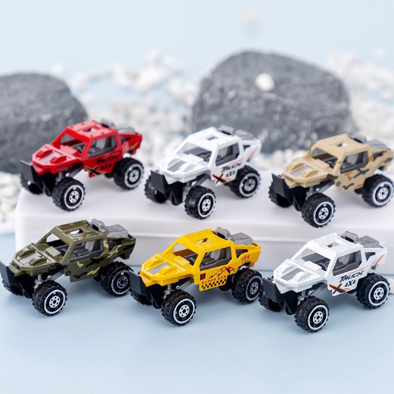 Coches de aleación mini coches de juguetes para niños al por mayor puestos de carga de azúcar modelo de automóvil de simulación