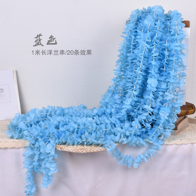 하늘색 난초 꼬치