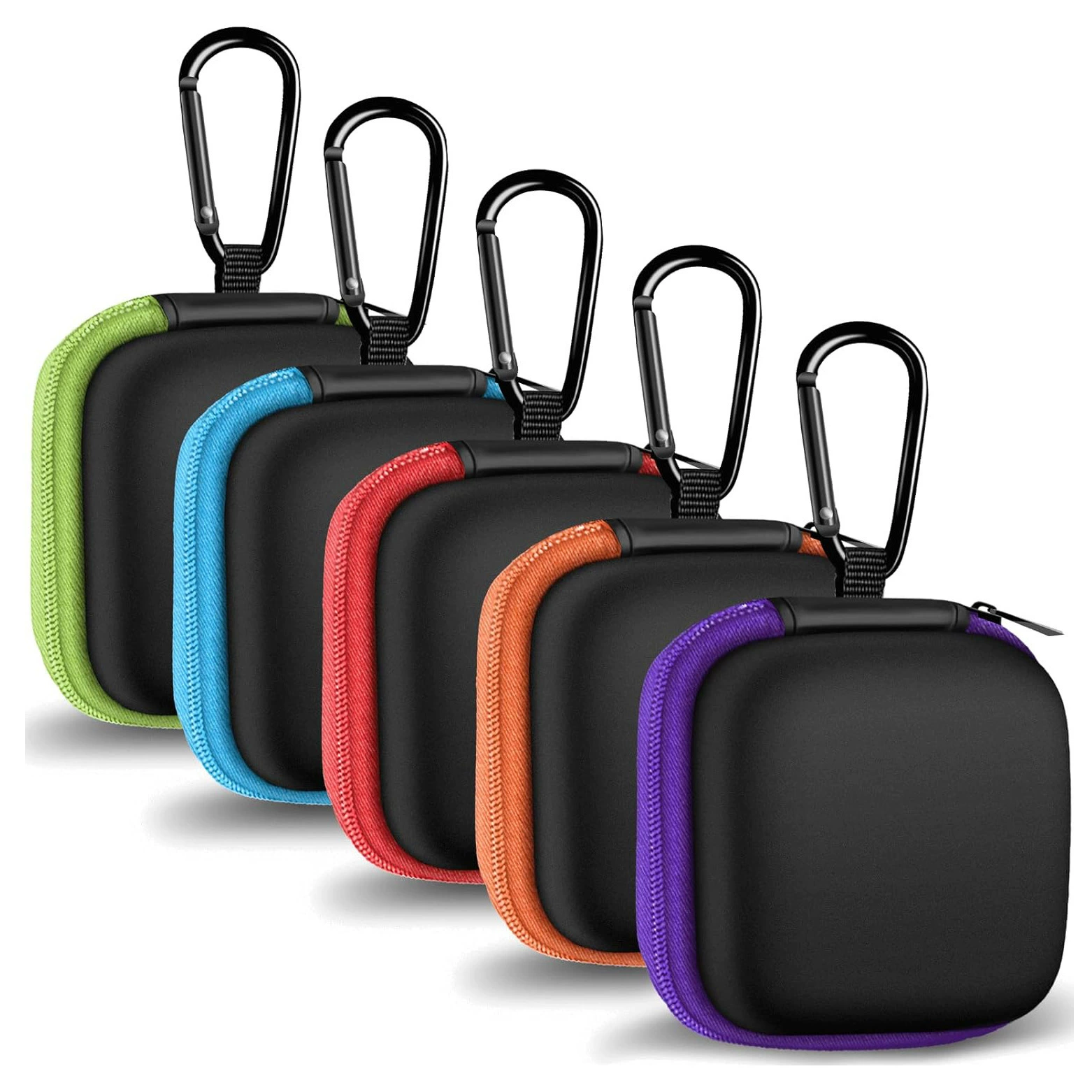 Кейс для наушников из ЭВА, коробка для хранения кабеля данных, сумка на молнии из ЭВА, упаковка для наушников, оптовая продажа сумок для хранения наушников