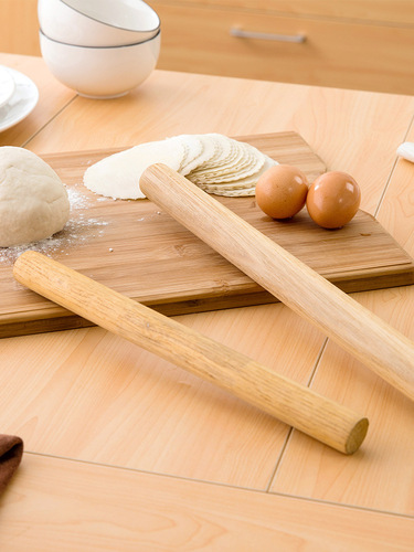 Household rolling pin wholesale solid wood rolling pin food grade wooden rolling pin solid roller flour stick