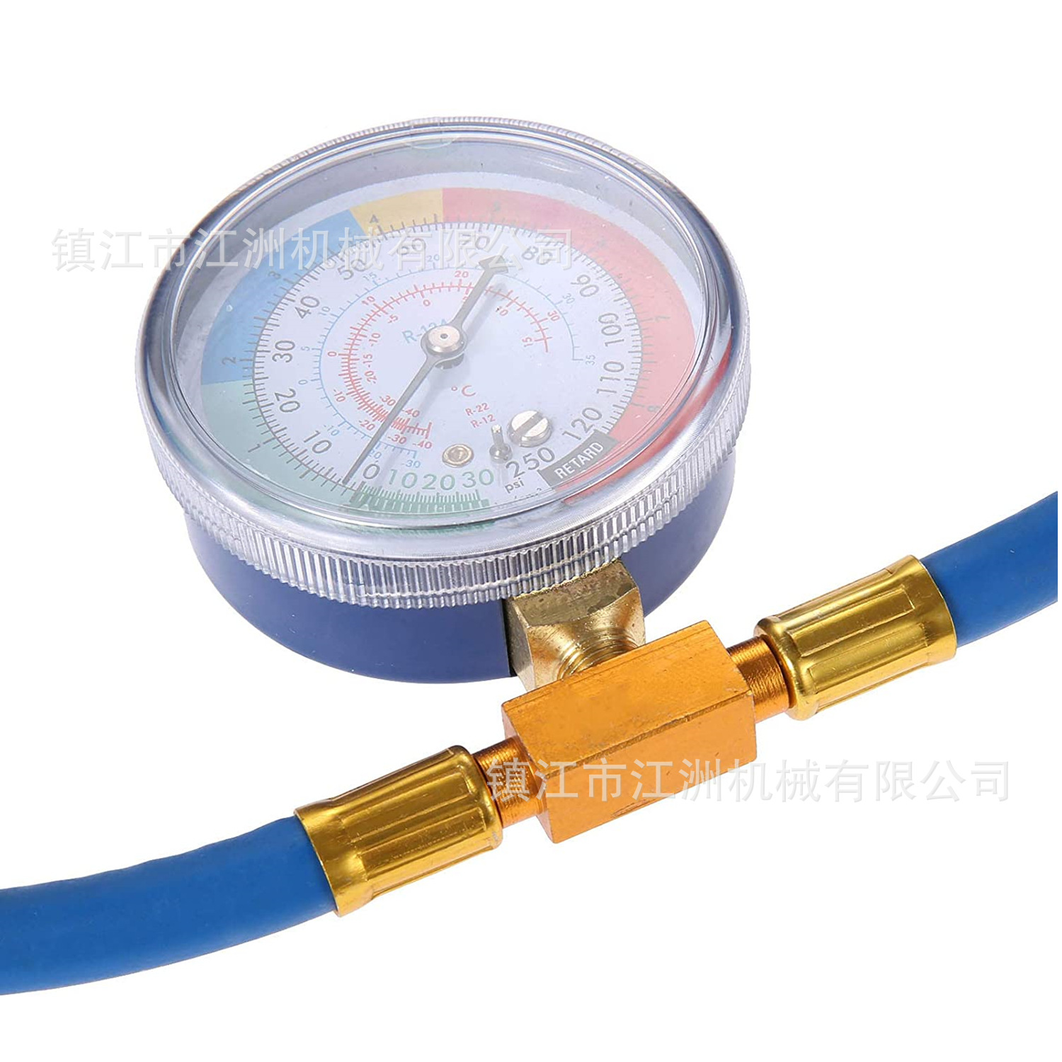 Acondicionador de aire del coche R134a alargado 1,35 M fluoración tubo de llenado de refrigerante suplemento forma medidor Válvula de flúor herramienta de llenado