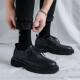 Summer Leather Shoes Men's Shoes Waterproof Non-slip Breathable Black Small Leather Shoes New Men's Business Dress Casual Shoes for Men