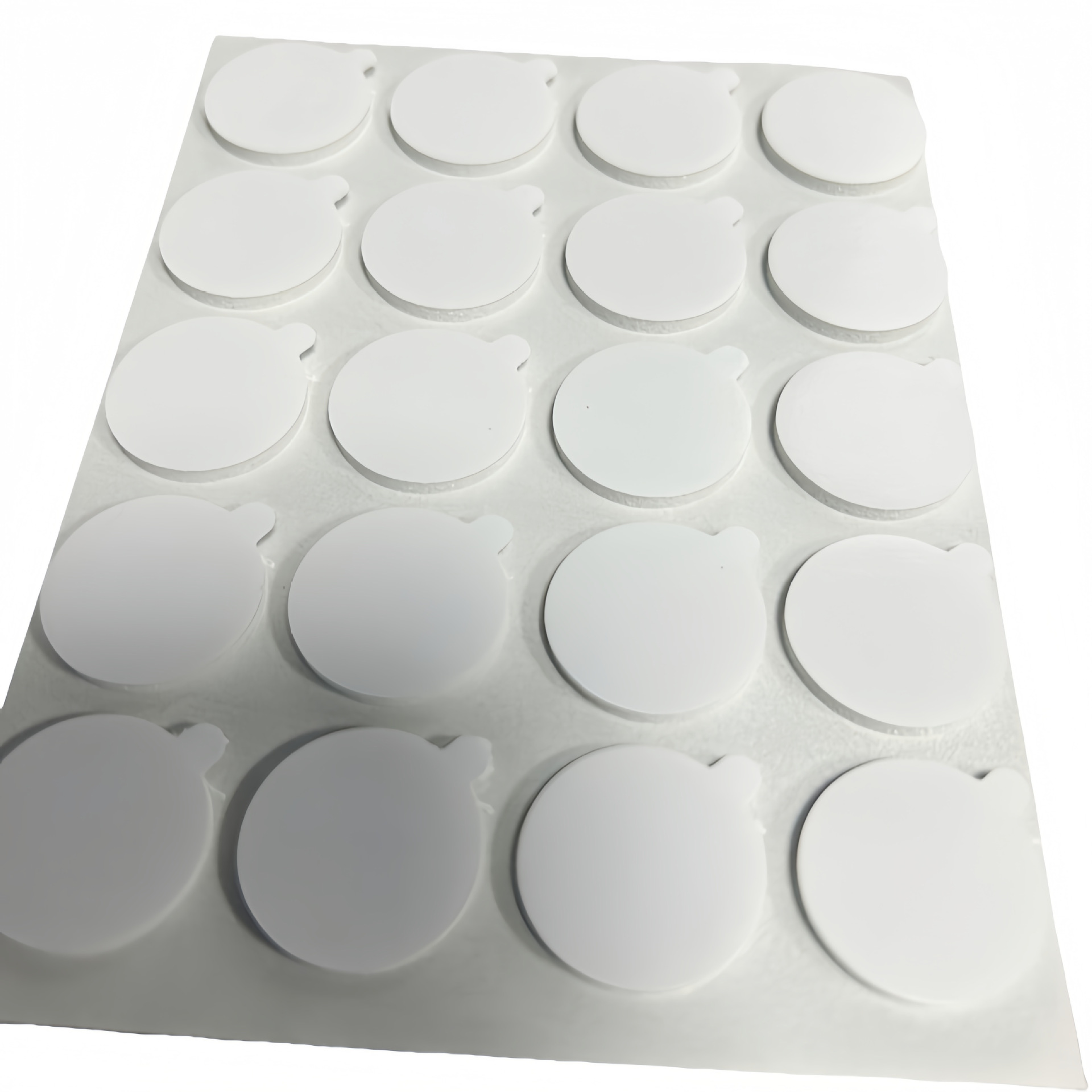 흰색; 직경 20mm*20pcs*1mm/시트