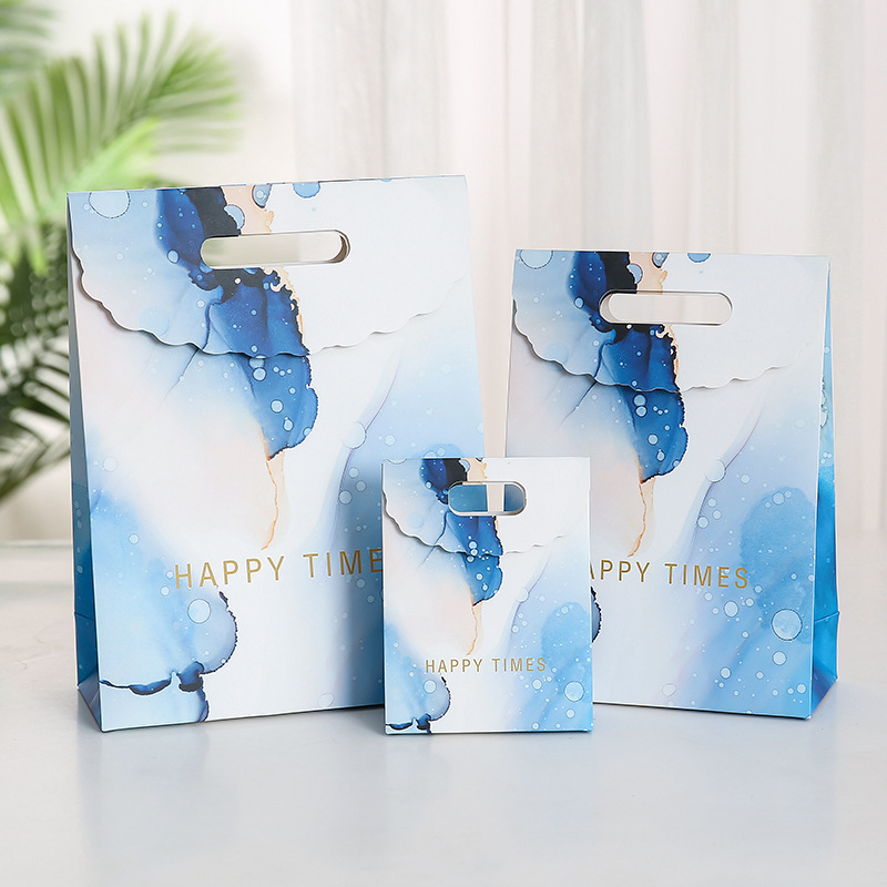 Ins style simple handbag gift bag cosmetics return gift bag clothing shopping bag flip candy gift bag