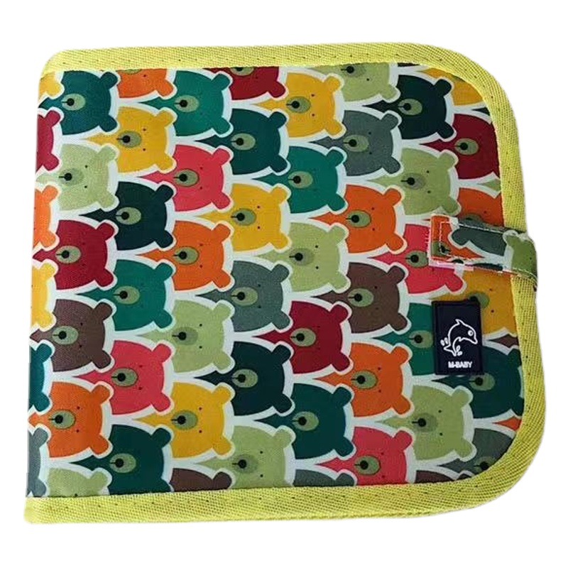 Diez mil veces Libro de pintura recubierto bebé portátil libro de pintura de doble cara página borrable pequeña pizarra regalo de los niños