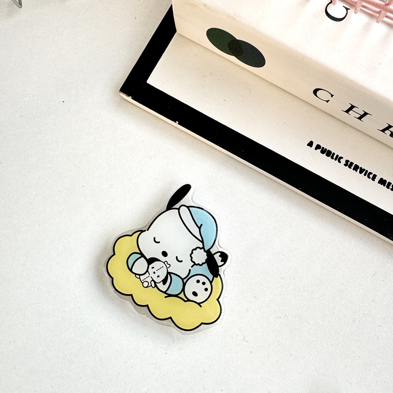 한일 만화 삼려구 파차 개 에어백 핸드폰 브래킷 접기 신축 회전 쿠션 접착