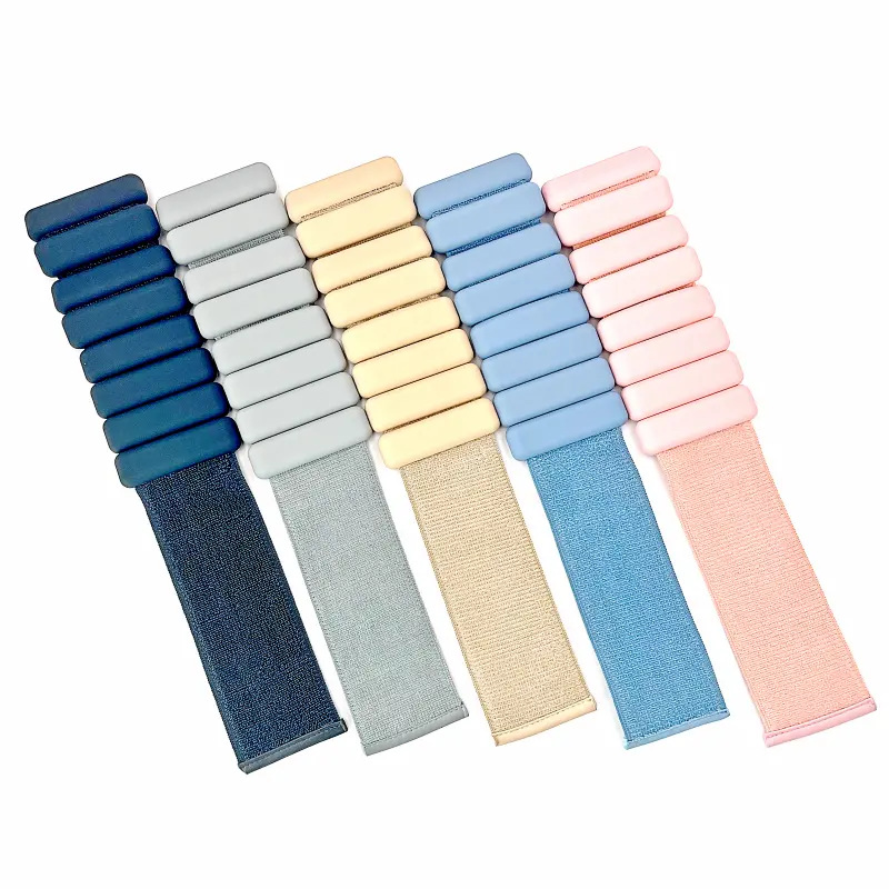 Mano ajustable deportes pulsera de silicona ponderada pulsera de peso presión fitness yoga corriendo 1 libra 2 libras 4 libras