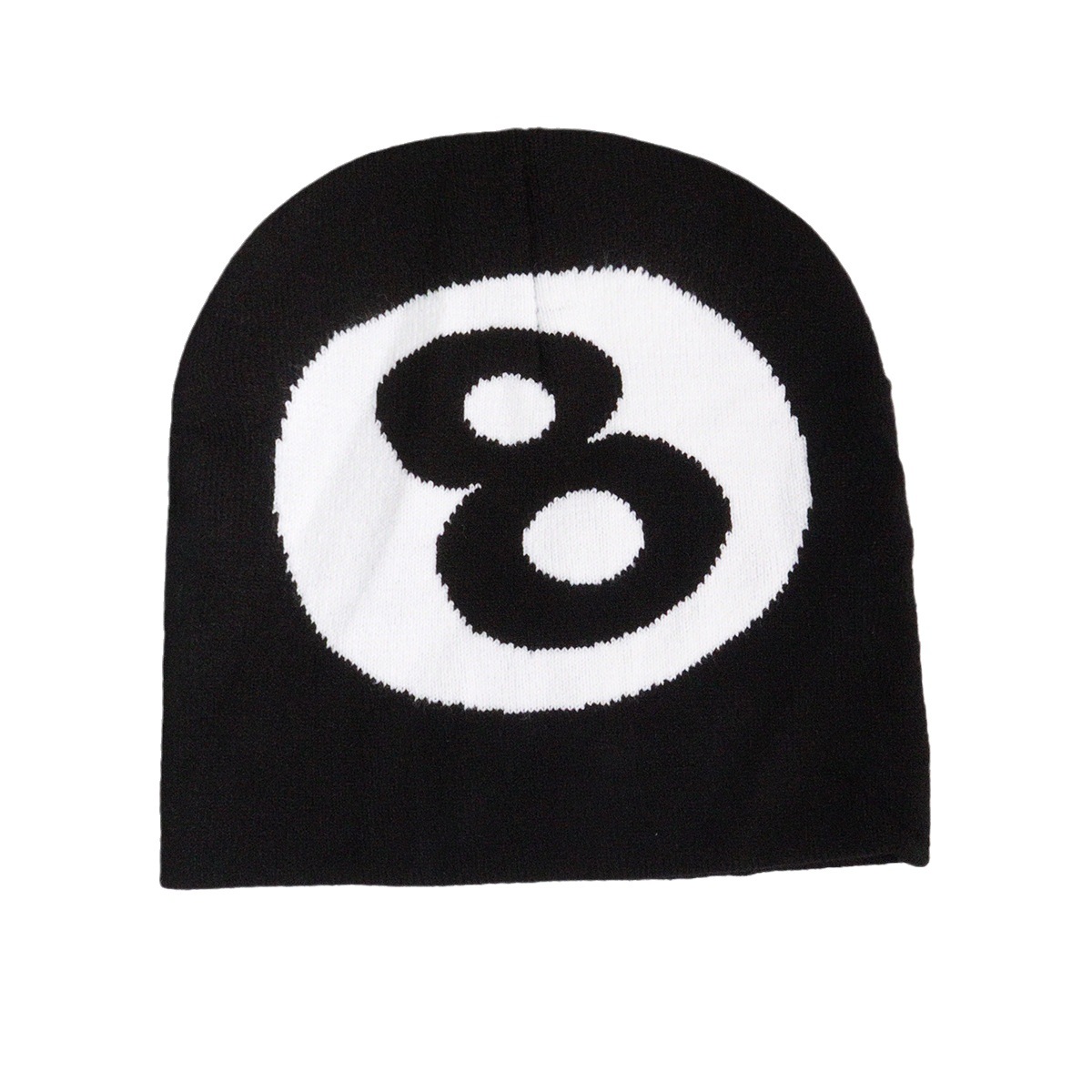 Unisex Knitted hat 8-ball multicolor woollen hat for men and women_voghion.com