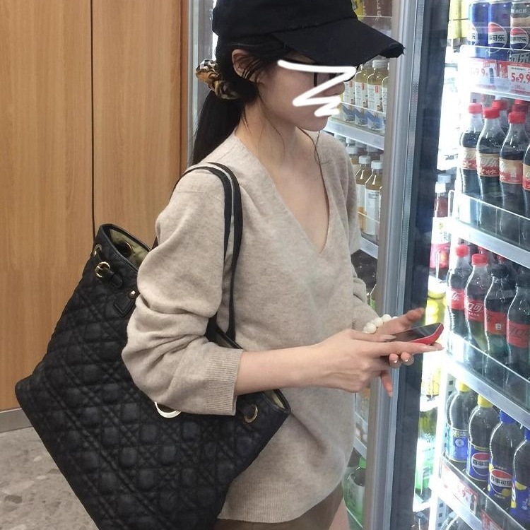 法式复古v领毛衣针织衫女秋秋季2025新款小众设计感内搭打底上衣