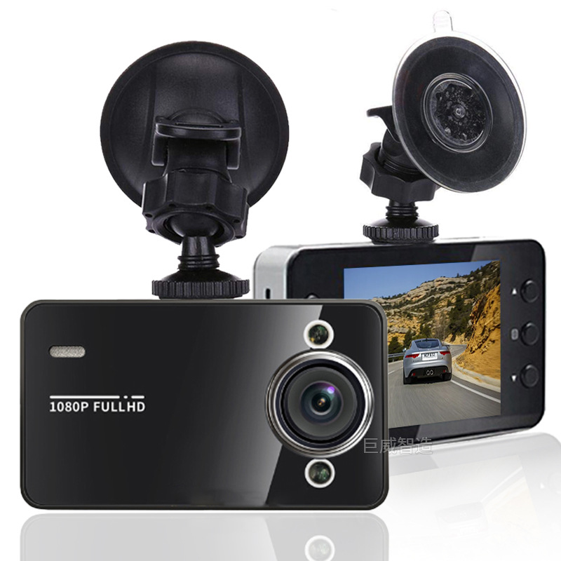 Chezai Dash Cam HD Night Vision 2.2 inch Hidden Car Recorder (Driving recorder) - black