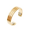 Magnetic golden ring with stone, Amazon, European style, pink gold, wholesale