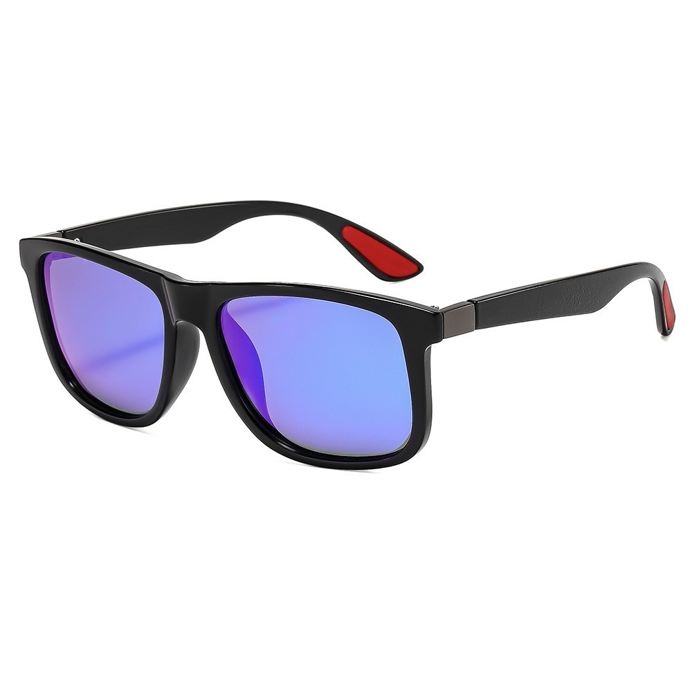 3 bright black frame blue film