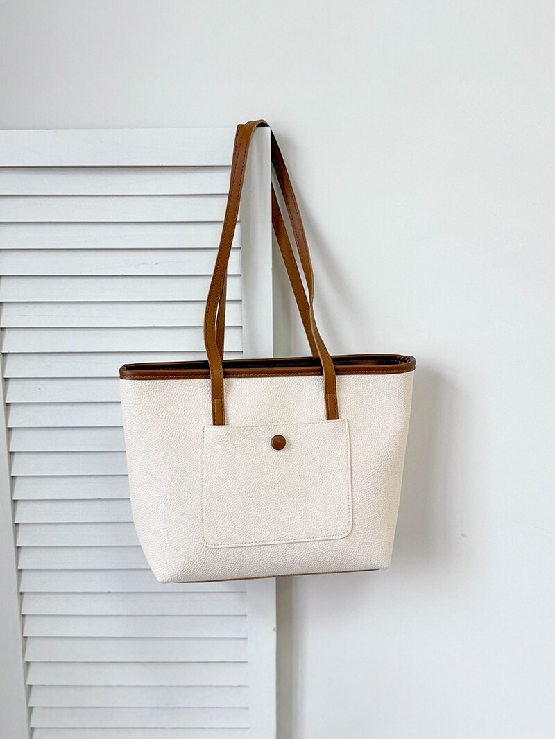 Bolso para mujeres 2026 nuevo retro bolso de hombro de gran capacidad para viajar bolso de moda universal simple image 5