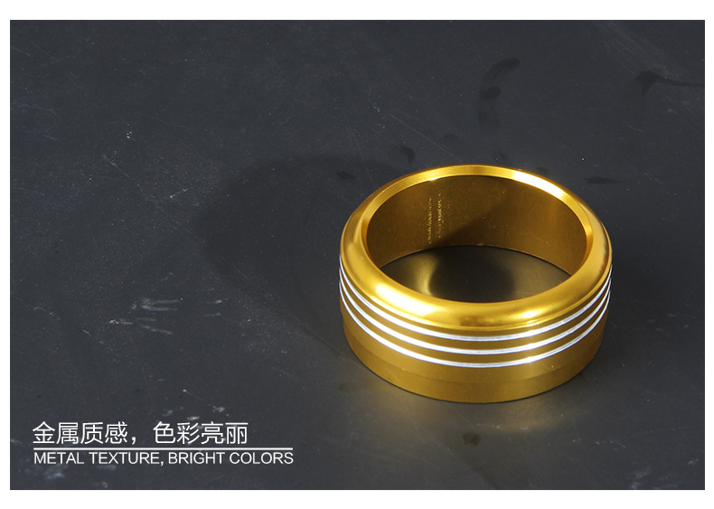 Suitable for Subaru 13-18 Forest leopard XV air conditioning knob decorative ring button switch interior modification