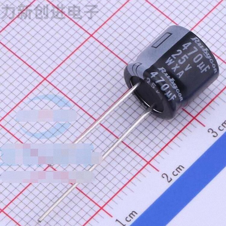 25WXA470MEFC10X9描述470uF 25V电解电容器