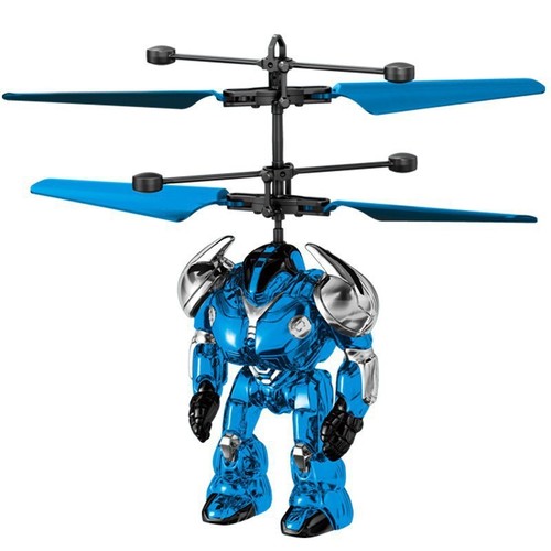 Cross-border sensing flying mech warrior robot, sends hand gestures, flying child's toy, human sensing
