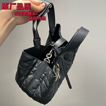 高版本D家toujours中号购物袋tote包大菱格单肩斜挎子母包托特包