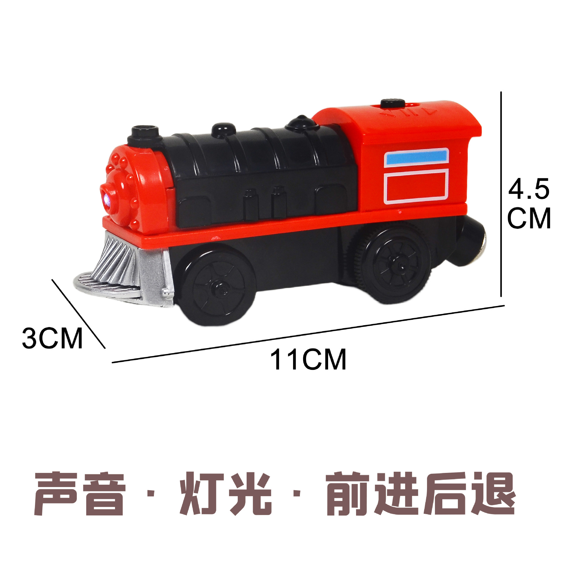 Nueva locomotora eléctrica, tren antiguo, juguetes de plástico, coche de simulación, modelo cognitivo interactivo al por mayor