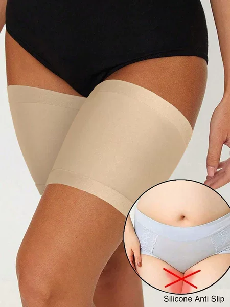 [Cross-Border Hot Seller] Women's Anti-Friction Thigh Protectors, High-Elastic Silicone Anti-Friction Leg Protection Bands