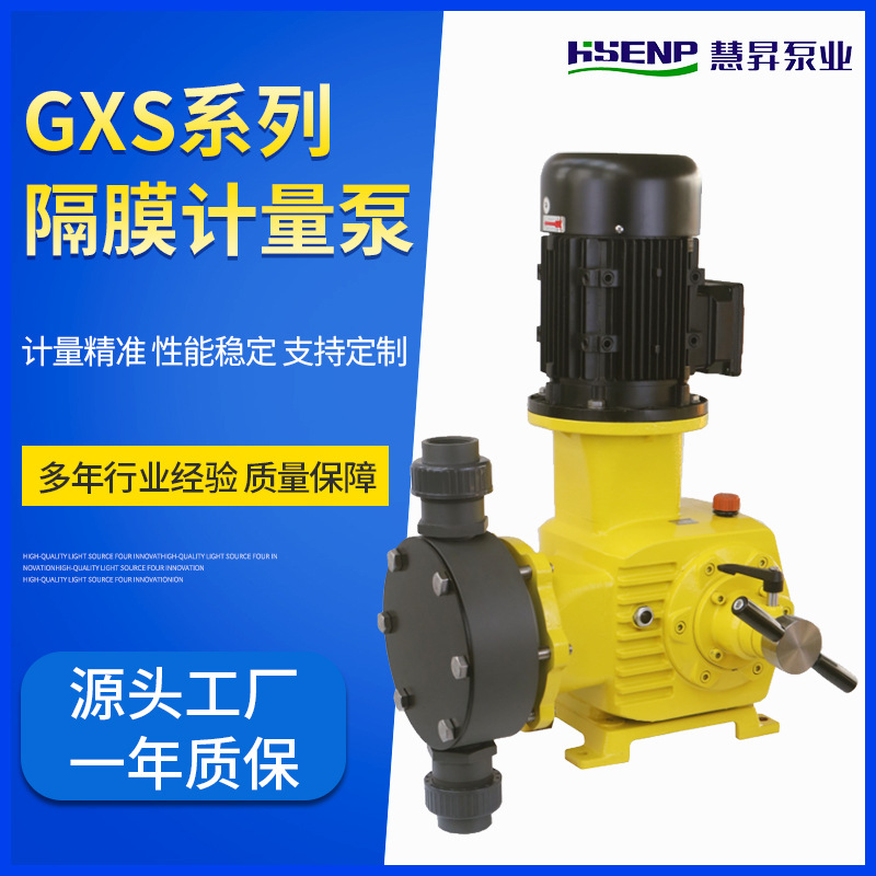 慧昇泵业 机械隔膜计量泵 GXS系列 316 插管1.5KW