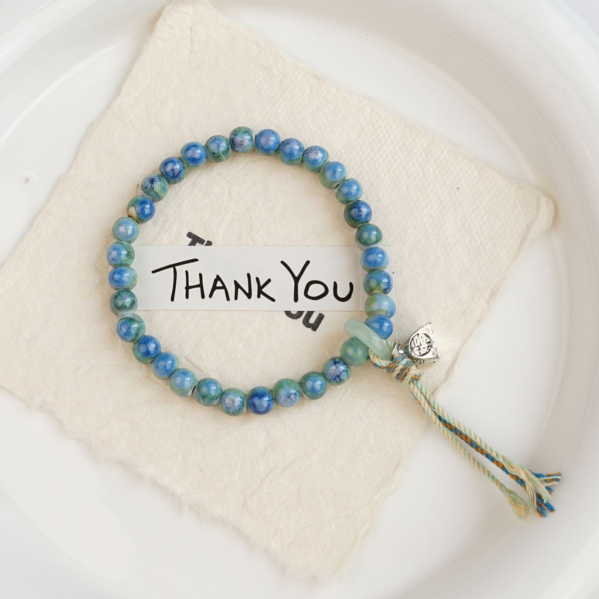 Pulsera de Cerámica para Mujer Hecho a Mano Diseño de Gato image 209