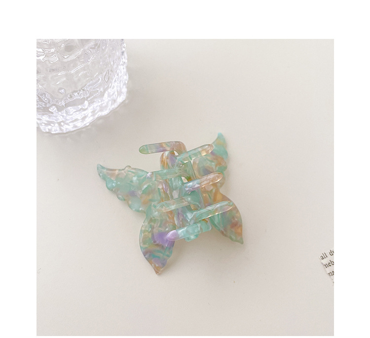 Women's Gender Handmade Design Women's Simple Style Butterfly Acetic Acid Sheets Handmade Hair Claws