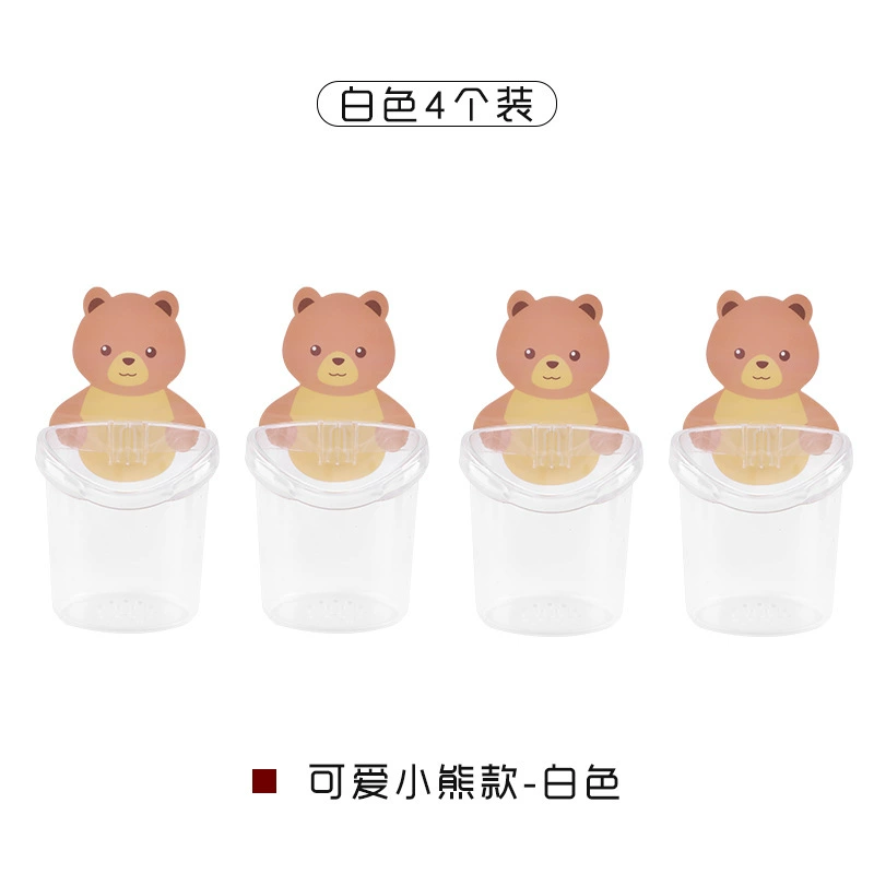 Патчинг стены Bear Cup крепления держатель чашки паста хранение стене гроботворение зубная щетка рейтинг на стене ванной