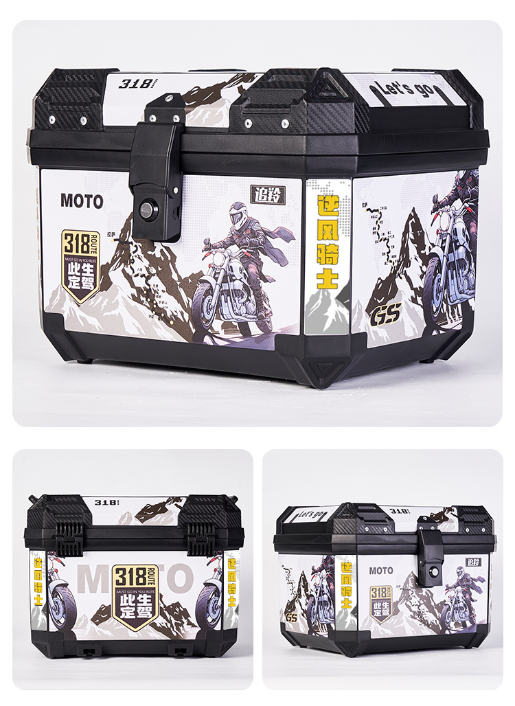 Suitable for Motorcycle Tail Box Large Capacity Large Takeout Calf Battery Car No. 9 Electric Car Scooter Backup