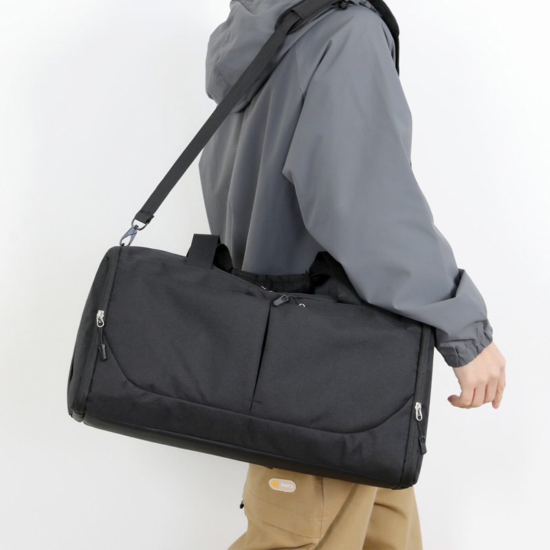 Bolsa deportiva de alta capacidad alta sensación bolsa de viaje separación seca y húmeda con almacenamiento de zapatos bolsas de entrenamiento de pelota de natación logotipo