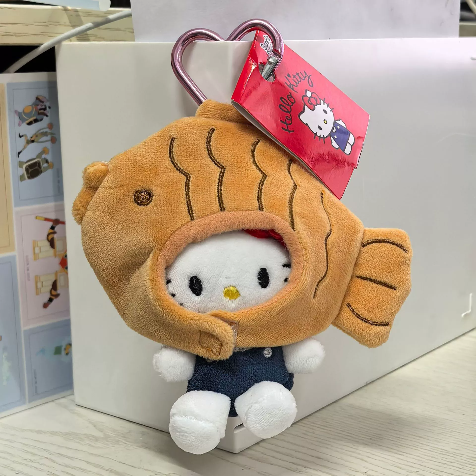 Плюшевая подвеска-брелок для ключей (Hello Kitty) симпатичная кукла, мягкая мини-плюша 10+ вариантов дизайна, подарок 0.038 кг