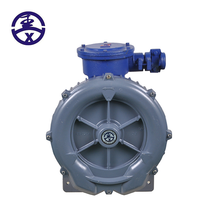 源头工厂批发高压防爆鼓风机 铝合金环形负压吸风防爆气泵