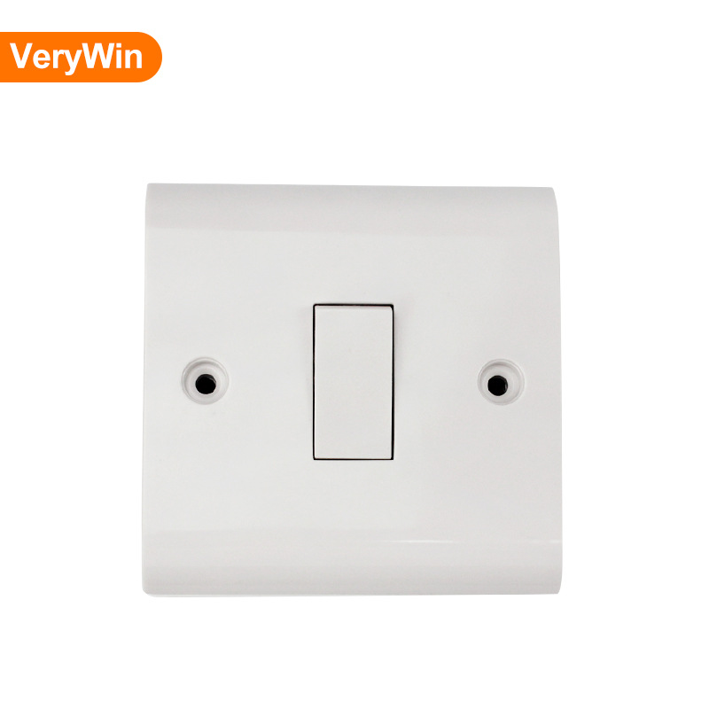 厂家供应86型家装墙壁开关插座英式插座酒店电玉粉开关插座面板
