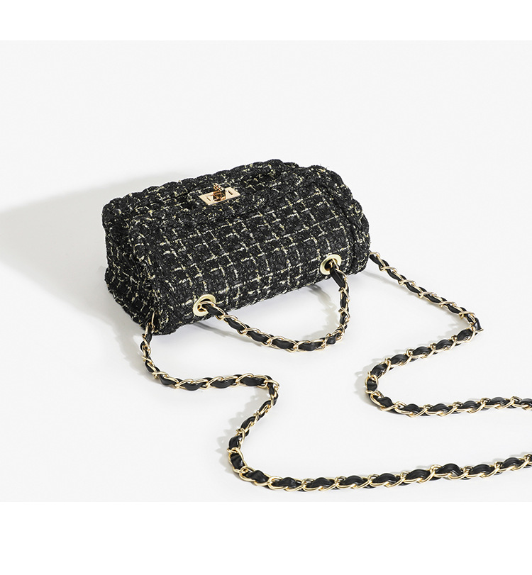 Women's Woolen Crossbody Bag Small Shoulder Bag Elegant Design_voghion.com