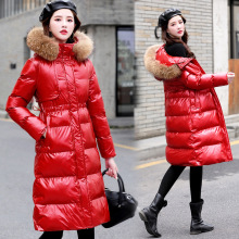 罗得堡2020冬装新款时尚棉衣配可脱卸真毛领5001