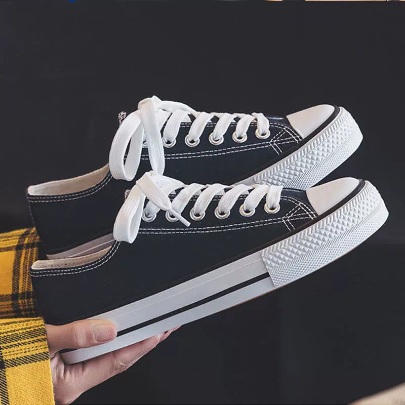 Cloth footwear, summer white shoes, universal sneakers, 2023, Korean style