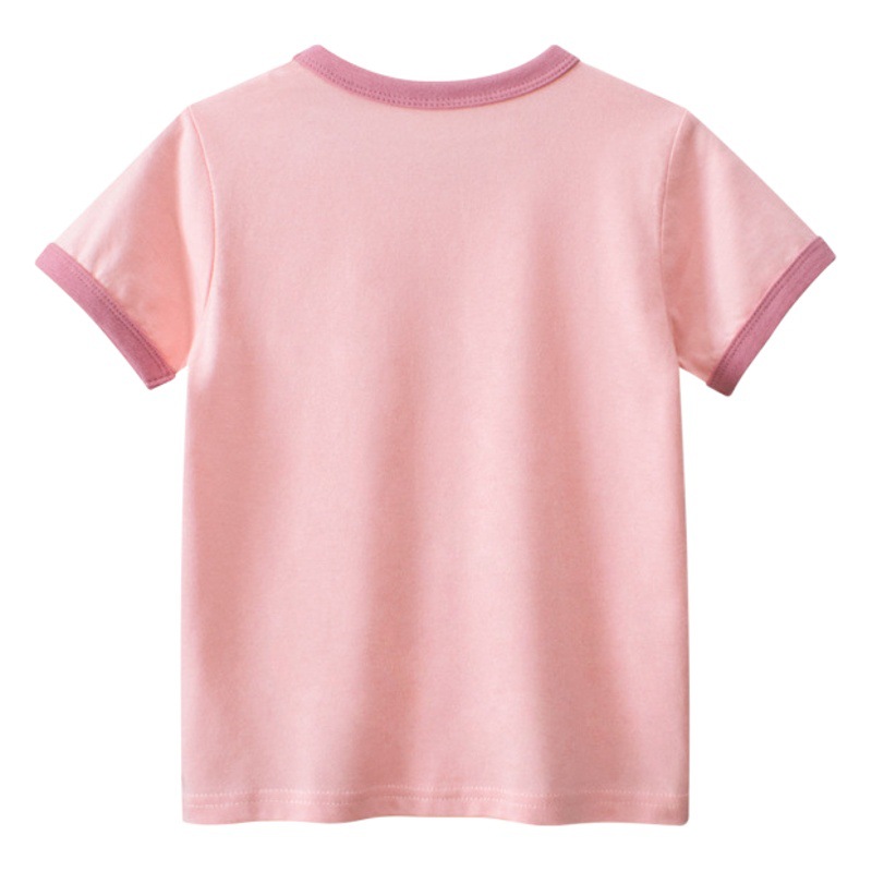 27 casa verano nueva ropa para niños al por mayor Camiseta de manga corta para niños ropa de bebé niña fábrica entrega de una pieza