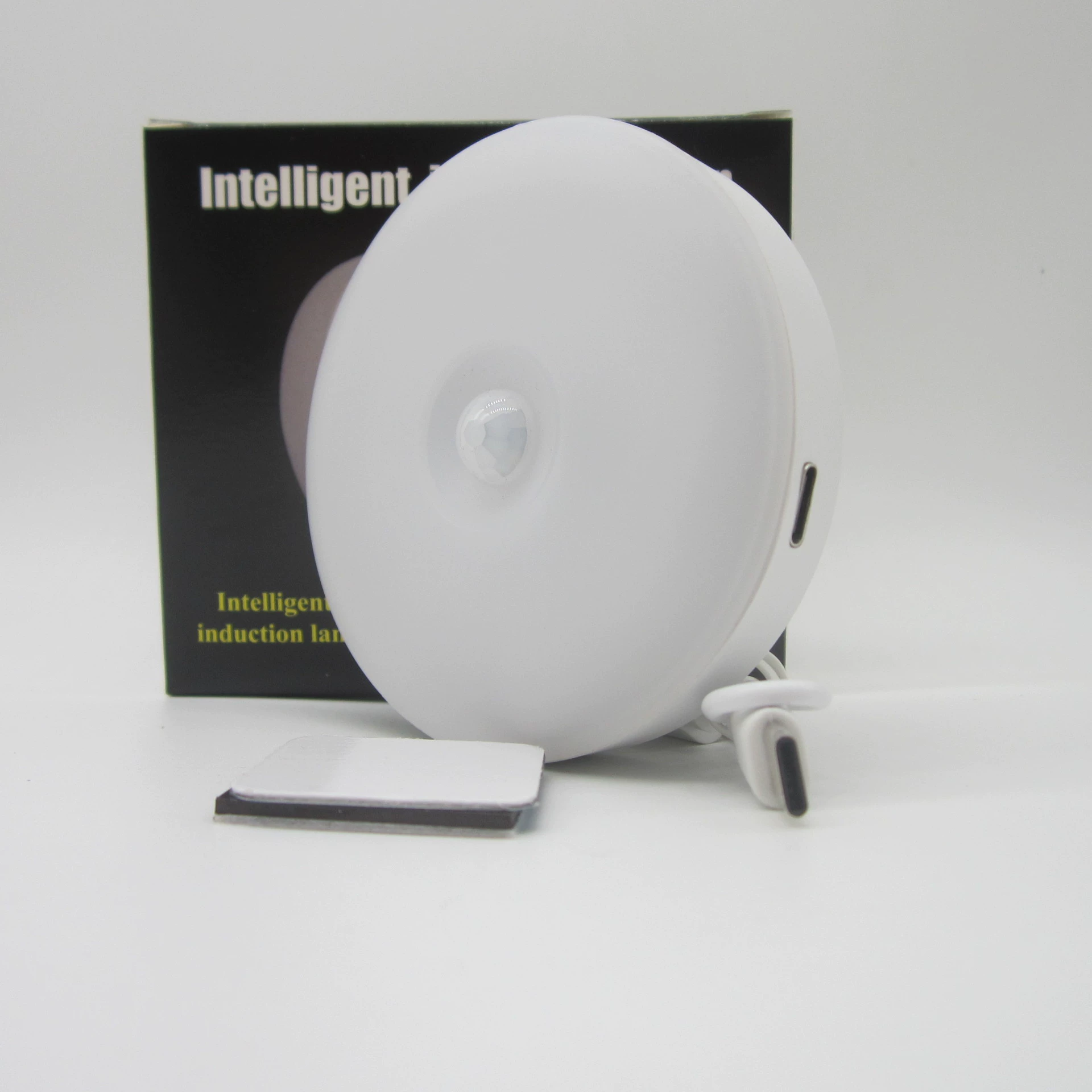 Индукционная маленькая летающая тарелка, порт типа C, зарядка, датчик человеческого тела, ночник, новый датчик Amazon, ночник