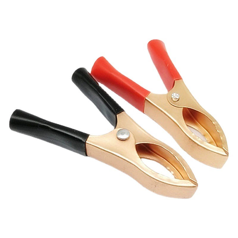 Зажим крокодила 30A 70 мм зажим для рыбы медный испытательный зажим для провода зажим питания зажим для зарядки аккумулятора электронный зажим