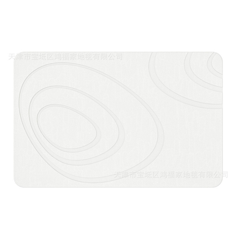 Transfronterizos rasgadas de barro de diatomita suave esterilla de suelo de baños europeos y estadounidenses antideslizante esterilla de absorción de agua alfombra cocina esterilla