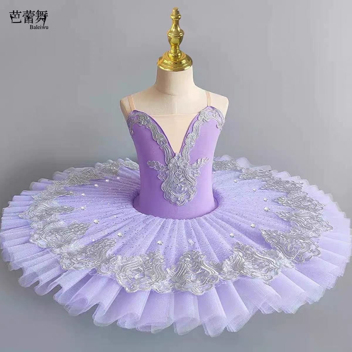 跨境新款小天鹅舞蹈裙多颜色芭蕾舞剧目蓬蓬裙可爱甜美舞台演出服