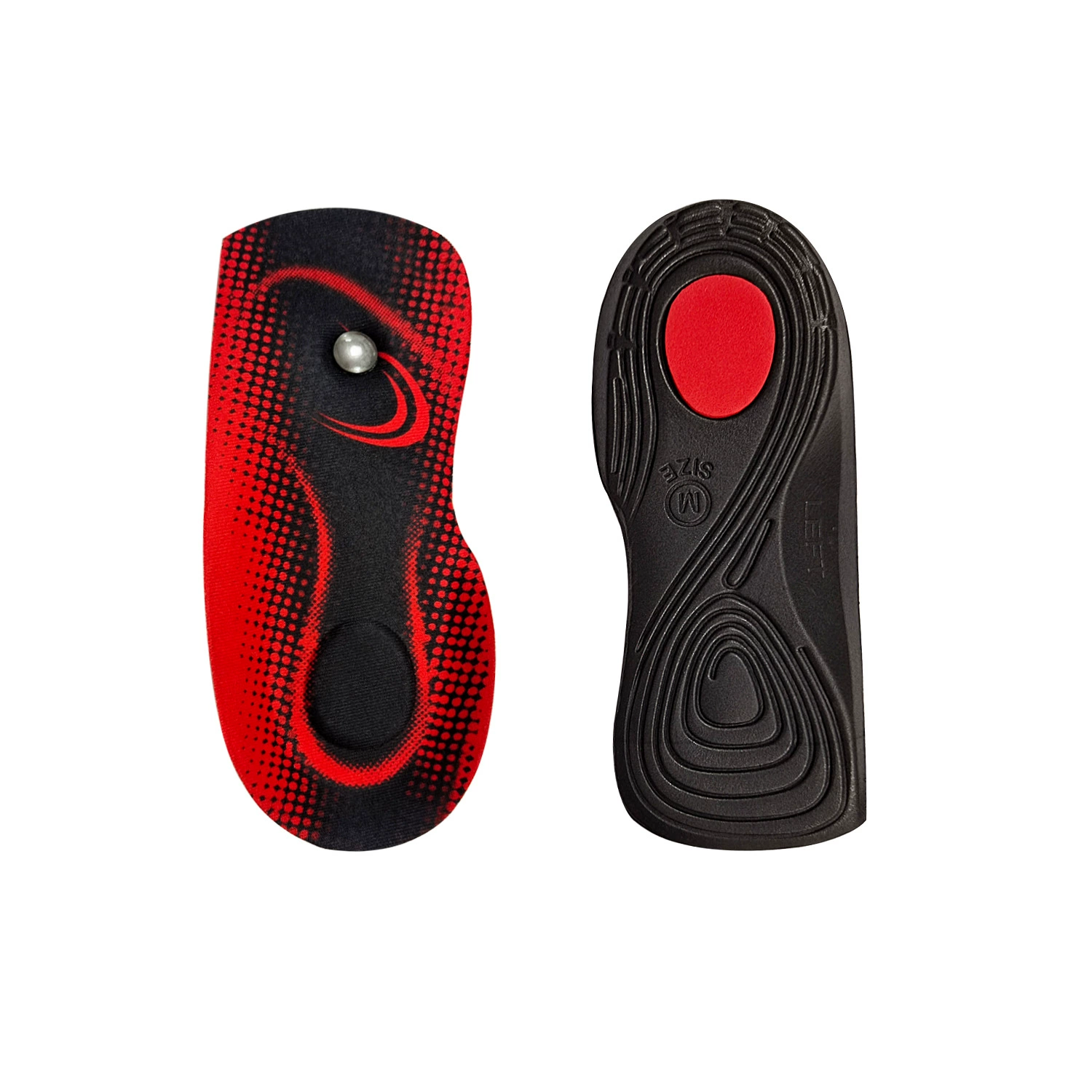 Трансграничная корректирующая стелька, опора для свода стопы, внешняя ортопедическая половинка, семиточечная подушка, дышащая стелька для мужчин и женщин