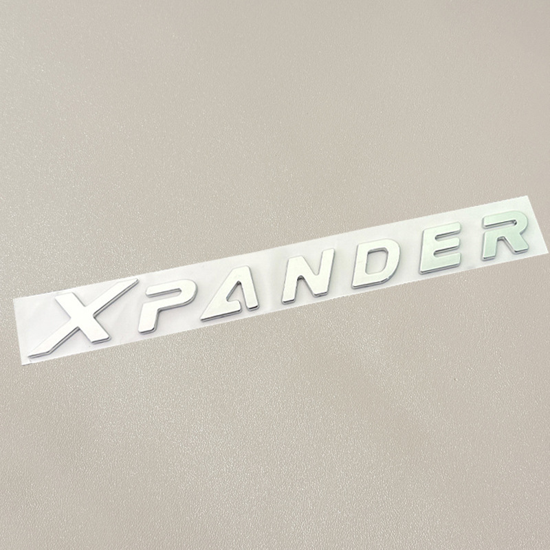 Suitable for Mitsubishi Xpander Hood Logo, English Letter Logo, Mitsubishi Front and Rear Car Logo, Trunk Logo