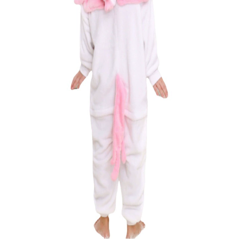 Осенне-зимняя детская цельная Пижама с динозаврами, фланелевая Домашняя одежда с мультяшными животными для мальчиков и девочек, Коралловая Домашняя одежда с длинными рукавами