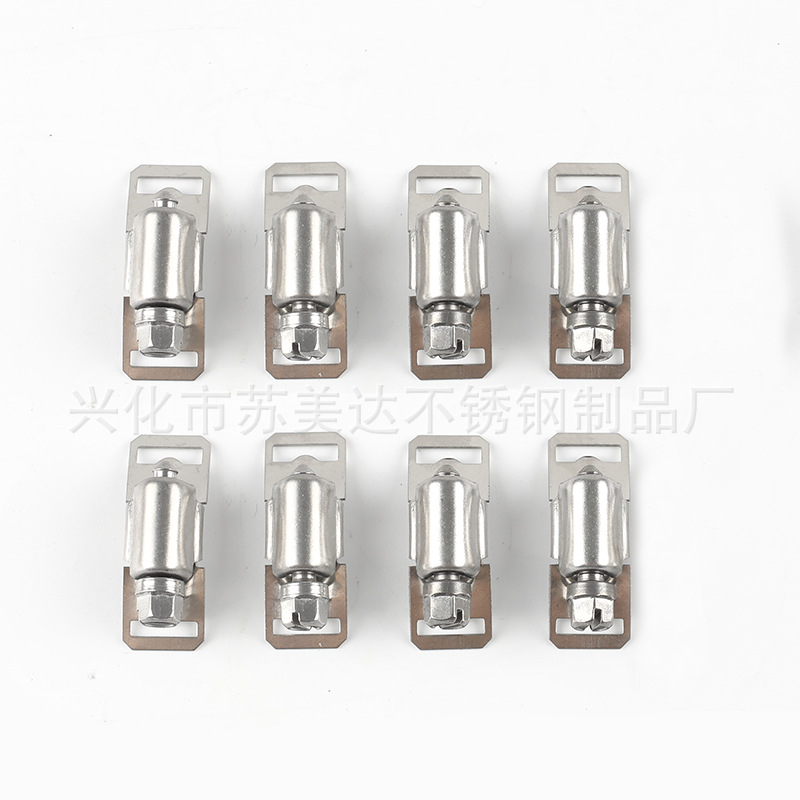 Abrazadera de abrazadera de manguera americana casera de acero inoxidable 304 abrazadera de tubo grande a través del agujero correa de acero placa de abrazadera de tubo correa de unión